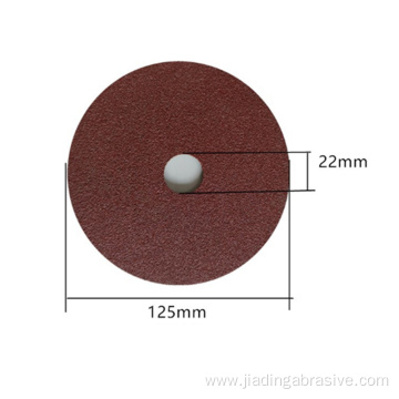 zirconia abrasive resin fiber disc 4inch grinding